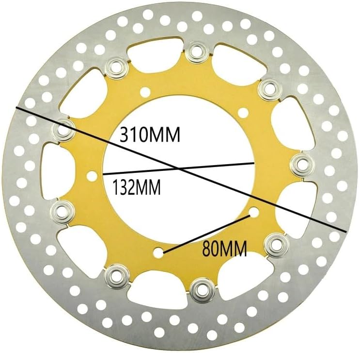 Wivplex Motorcycle Front Brake Disc Rotor for Yamaha Models - Image 2