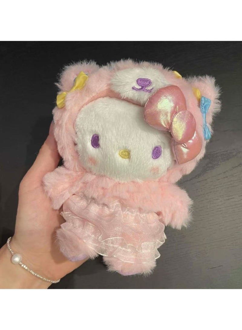 عام علقة حقيبة على شكل كيتي، دمية محشوة لطيفة بمفاتيح، يمكن تقديمها كهدية للأصدقاء والمعجبين. - Image 1