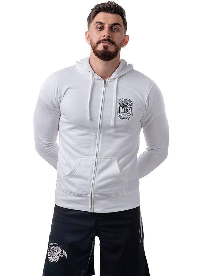UAEJJ UAE Jiu-Jitsu Full Zip Hoodie Jacket for Men - Image 4