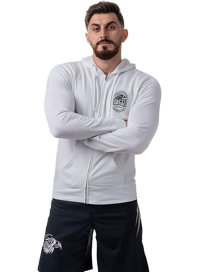 UAEJJ UAE Jiu-Jitsu Full Zip Hoodie Jacket for Men - Image 3