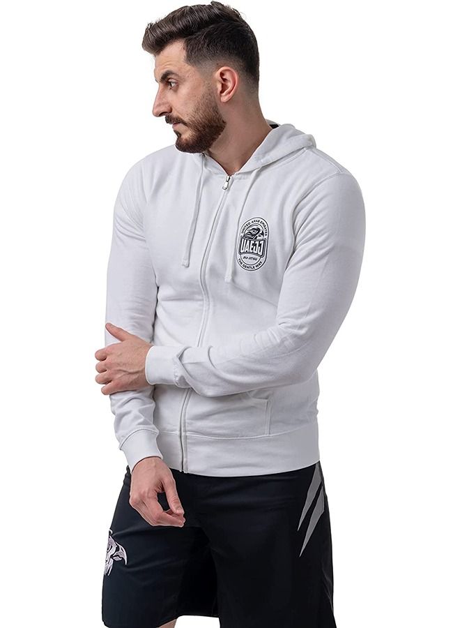 UAEJJ UAE Jiu-Jitsu Full Zip Hoodie Jacket for Men - Image 2