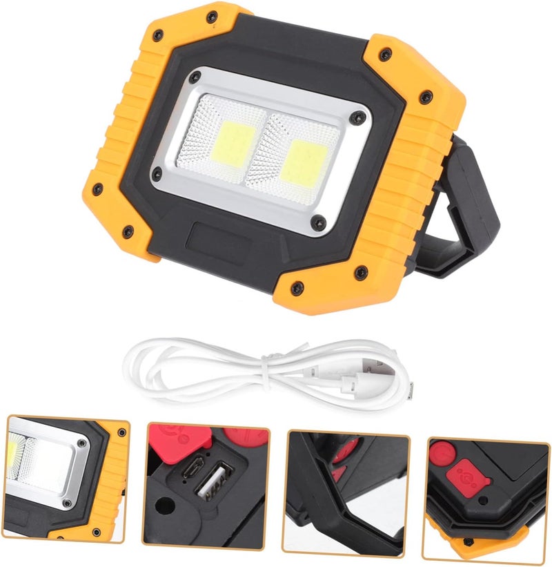 Abaodam 20W Rechargeable Inspection Work Light USB Camping Light Strong Brightness Portable Outdoor Searchlight for Emergency Repair and Hiking - Image 3