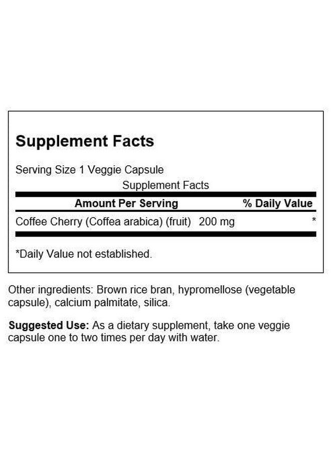 SWANSON مستخلص قهوة سوانسون الكامل الطيف - مكمل عشبي يعزز دعم جهاز المناعة ويوفر العناصر الغذائية النباتية الأساسية - دعم شامل للصحة الطبيعية - (60 كبسولة نباتية، 200 ملغ لكل منها) - Image 2
