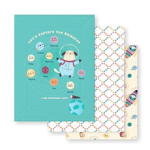 TIDY SLEEP Waterproof Diaper Changing Mat for Newborn Baby | Soft Cotton Top, Foam Cushion & Waterproof TPU Backing | Bed Protector Dry Sheet | Anti-Slip, Machine Washable | 65 x 45 cm - Image 1