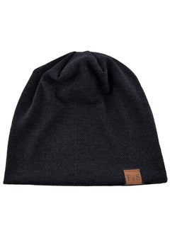 VIUAUAX 1pc Warm Beanie Hat For Men And Women, Knitted Winter Hats Slouch Beanie Hat For Men Women Summer Winter Long And Oversized Cap Stretchy Skull Cap Soft Spring Autumn Warm Daily Outdoor Cuffed Hats  - Image 2