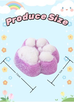 Generic Adorable Plush Cat Paw Squeeze Toy - Soft Stress Relief Fidget Toy for Adults & Kids, Cartoon Pattern Sensory Desk Toy, Durable Gift for Office, Travel, Birthday & Christmas (All Ages)  - Image 3