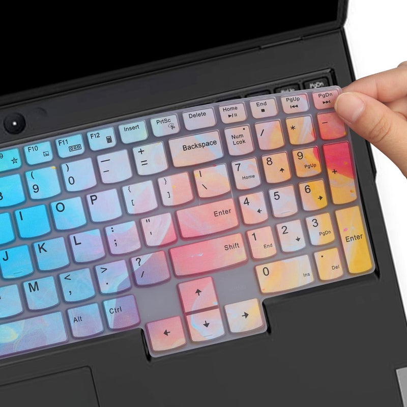 MUBUY-GOL غطاء لوحة مفاتيح لجهاز Lenovo Legion Slim 7/Slim 7i 15.6 16، Legion Pro 7/Pro 7i 16، Legion 7 7i 16، Legion 5 15.6 17.3، Legion 5 Pro، 2023 2022 2021 غطاء لوحة مفاتيح جهاز Lenovo Legion للألعاب - Image 4