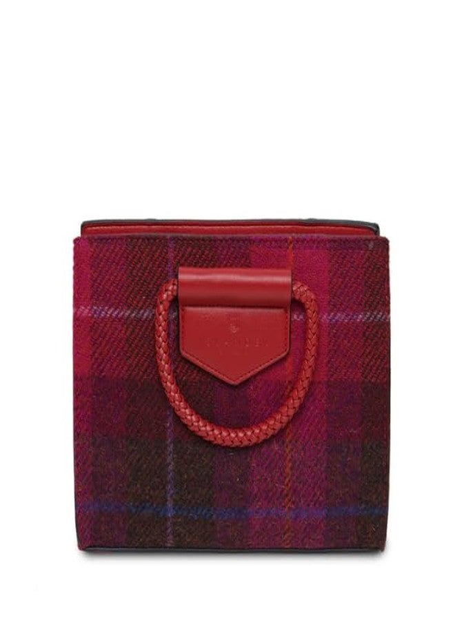 Islander Arran tote (Fuchsia Tartan)