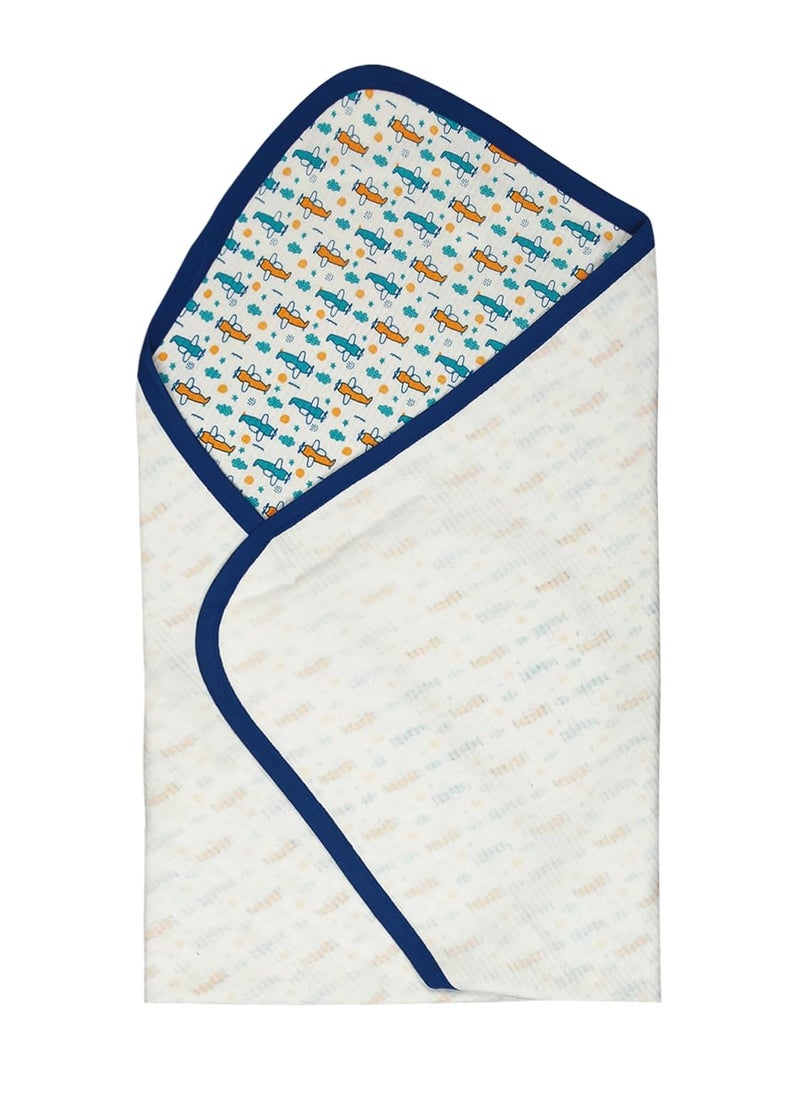 Bodycare - BODYCARE Baby Printed Blanket - Royal Blue - Image 1