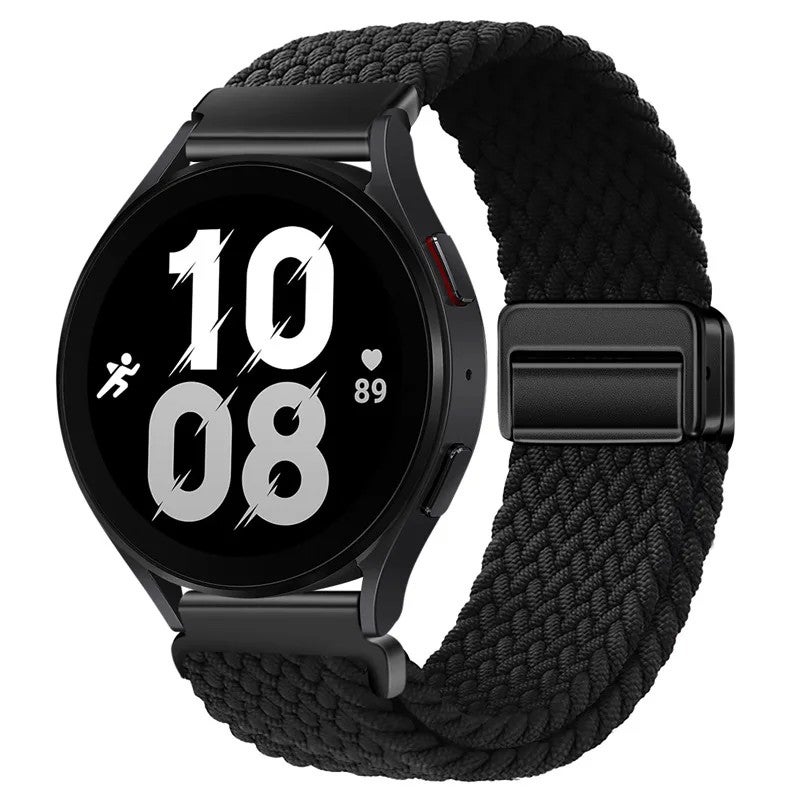 Bluejw Braided Nylon Watch Strap 20mm 22mm Replacement Wristband for Samsung Galaxy Watch and Huawei Smart Watches – Sporty, Durable, Comfortable - Image 1