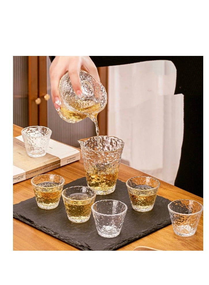 OASIS-TH Set Of 8 Pcs Glass Tea Cup Tea Set - Image 1