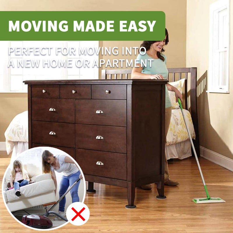 COVERCORNER Felt Furniture Sliders for Hardwood Floors 8 PCS - 3 1/2 inch Furniture Moving Slider â€“ Heavy Duty Felt Movers Sliders Chair Legs Floors Protectors (for Hardwood Floors) - Image 5