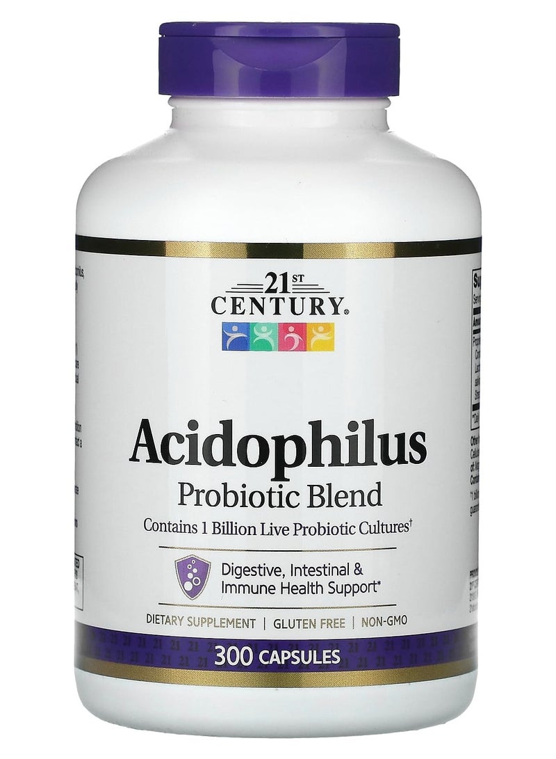21st Century Acidophilus Probiotic Blend 300 Capsules