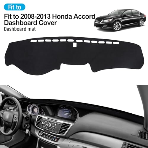 Bercicci Dash Cover for Honda Accord 2012 2011 2009 2008 Accessories Flannel Dashboard Cover Dash Mat Center Console Cover Sunshield Protector Pad - Image 2