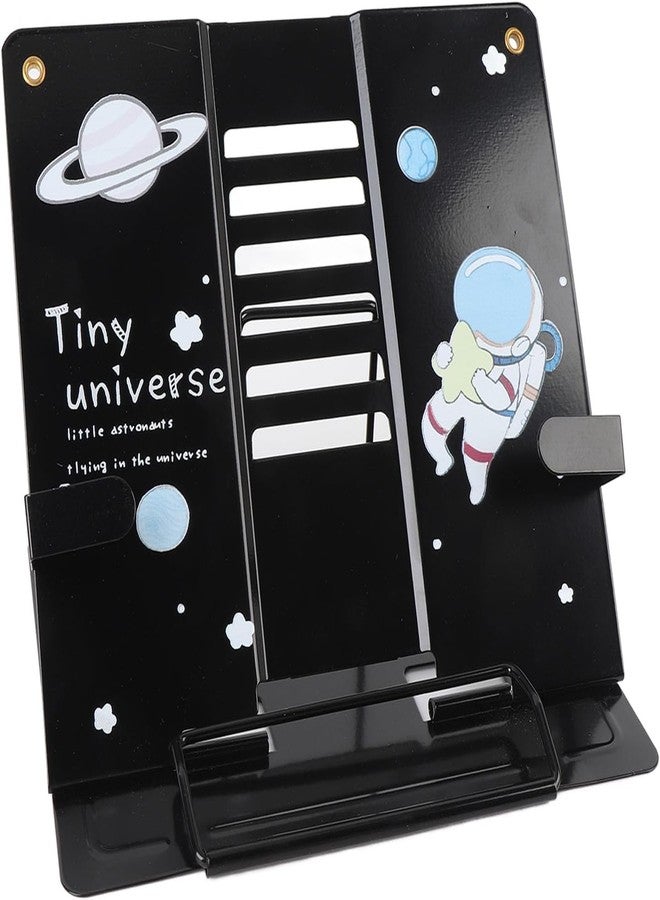 SID MAGIC Astro Space Book Holder Stand 6 Adjustable Angle Metal Reading Stand Portable Foldable Book Stand for Desk, Study, Office & Kitchen - Image 1