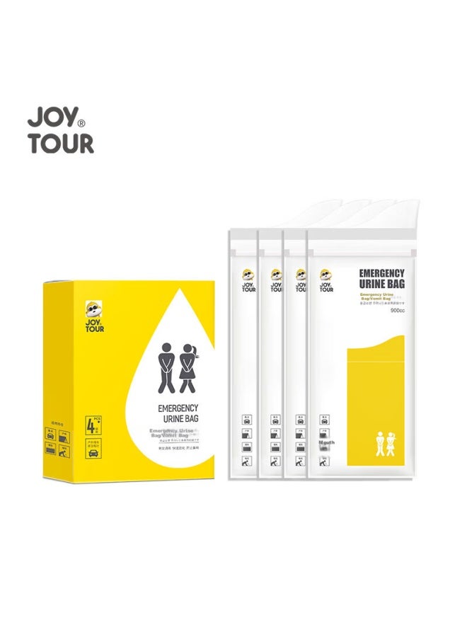 JOY TOUR Joytour Disposable Emergency Urine Bag, Portable Toilet Bag For Car, Portable Urine Collection Bag For Long-distance Travel, Vomiting Bag, Emergency Bag - Image 5