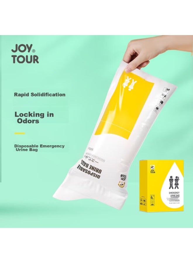 JOY TOUR Joytour Disposable Emergency Urine Bag, Portable Toilet Bag For Car, Portable Urine Collection Bag For Long-distance Travel, Vomiting Bag, Emergency Bag - Image 3