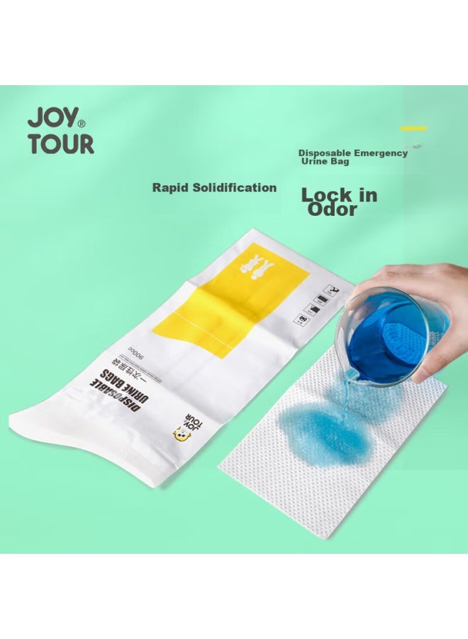 JOY TOUR Joytour Disposable Emergency Urine Bag, Portable Toilet Bag For Car, Portable Urine Collection Bag For Long-distance Travel, Vomiting Bag, Emergency Bag - Image 4
