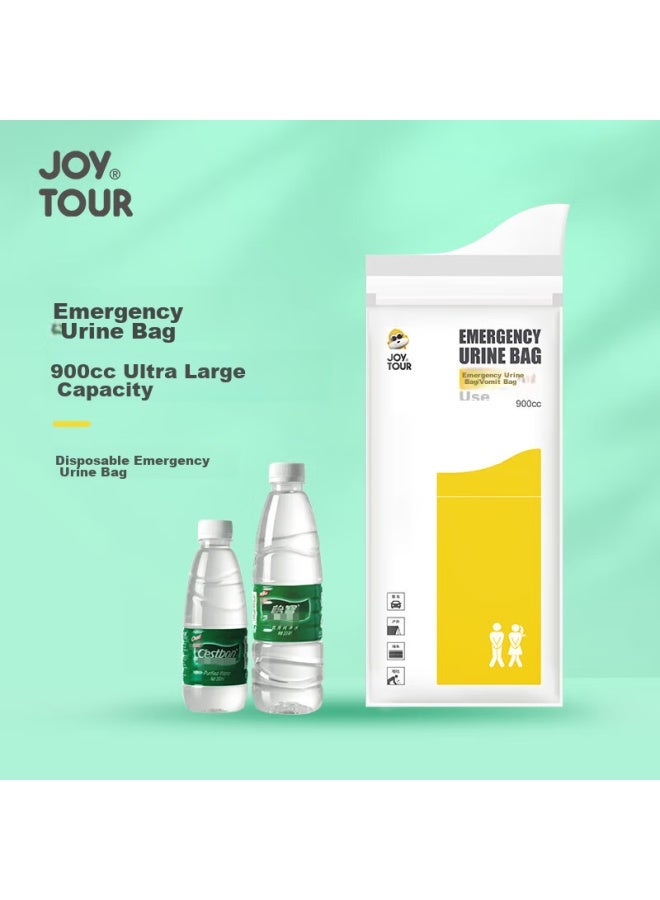 JOY TOUR Joytour Disposable Emergency Urine Bag, Portable Toilet Bag For Car, Portable Urine Collection Bag For Long-distance Travel, Vomiting Bag, Emergency Bag - Image 2