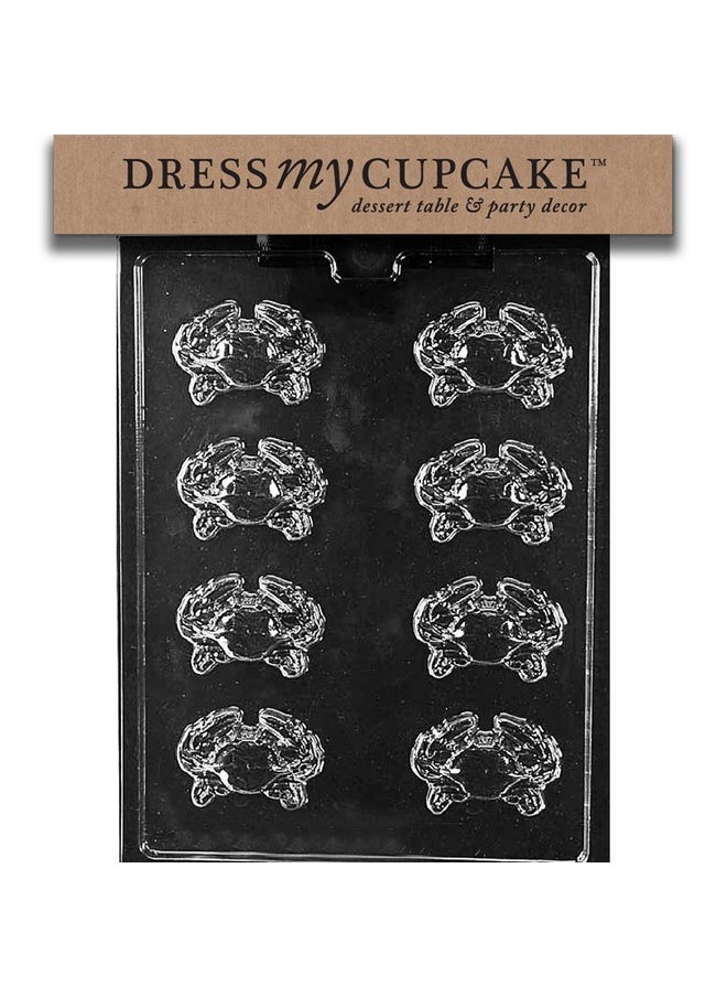 Dress My Cupcake Dress My Cupcake Chocolate Candy Mold, Crab Pieces, Nautical 