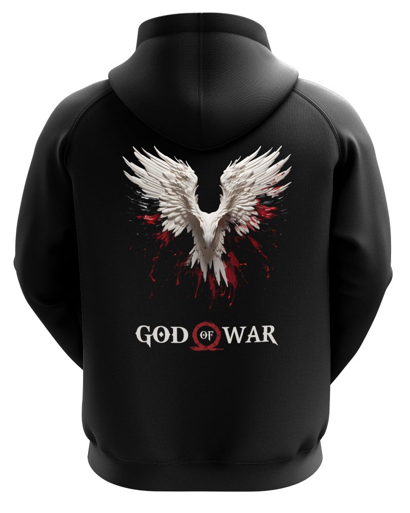fanideaz Mens Printed Cotton Hoodie with Side Pockets_9005B_2XL - Image 3