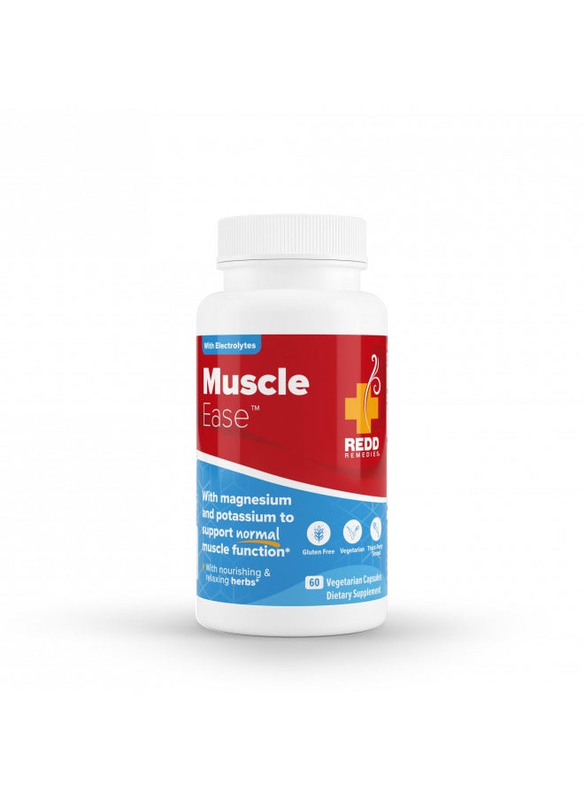 REDD REMEDIES Redd Remedies, Muscle Ease, Relaxing Support With Magnesium and Herbs, 60 Capsules  - Image 4