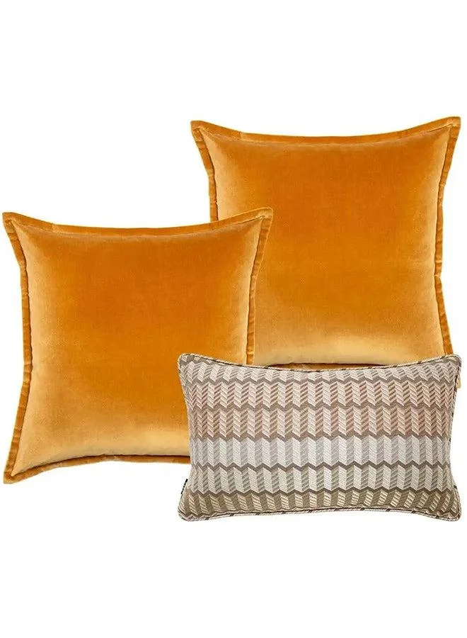 KNOT HOME Cushion Ellie Bundle (with filler) Pillow Knot Home Cover Set for Modern Sofa Contemporary Living Room Bedroom and Office Soft Washable