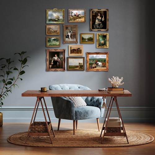 LANCHI95 12 PCS Vintage Victorian Wall Decor, Classic Maximalist Wall Decor, Coquette Vintage Art Prints, Victorian Wall Art, Vintage Paintings Pictures Moody Maximalist Decor (UNFRAMED) - Image 4