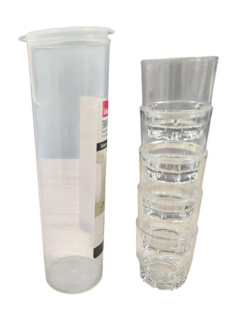 سبيس شوب طقم اكواب اكريلك 5 قطع - Image 2