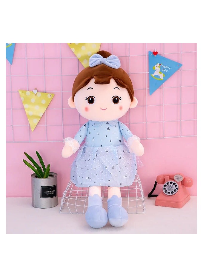 دمى كرتونية الأميرة خرقة فتاة قطيفة محشوة ألعاب قطيفة للأطفال (45 سم)