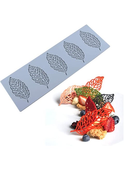 Hollow Leaf Candy Mold, Chocolate Candy 3D Hollow Leaf Silicone Mold, Sugar Craft Cake Decoration, Cupcake Top, Polymer Clay