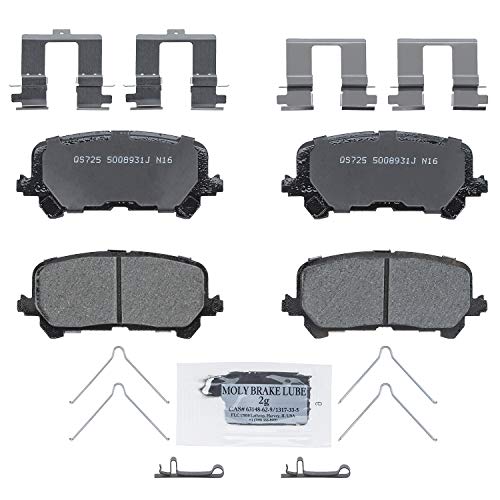 Wagner QuickStop ZD1724 Rear Disc Brake Pad Set for 2016 Honda Pilot - Image 1