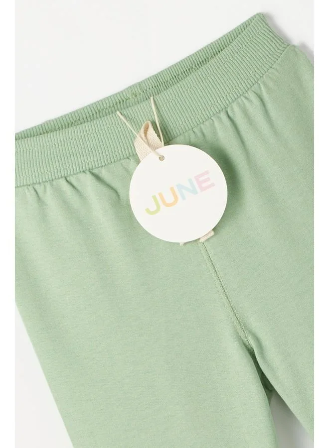 جون June Baby Basic Cotton Sweatpant Light Green