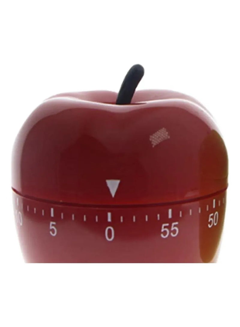 Apple Shape Timer 60-Minute Max, Mechanical, for Cooking & Study - Image 4