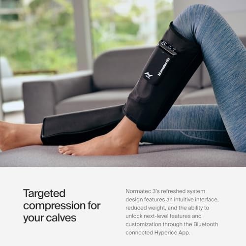 Hyperice Normatec Go Calf - Recovery System with Patented Dynamic Compression Massage Technology - Targeted Relief for Pain and Inflammation - FSA-HSA - Image 5