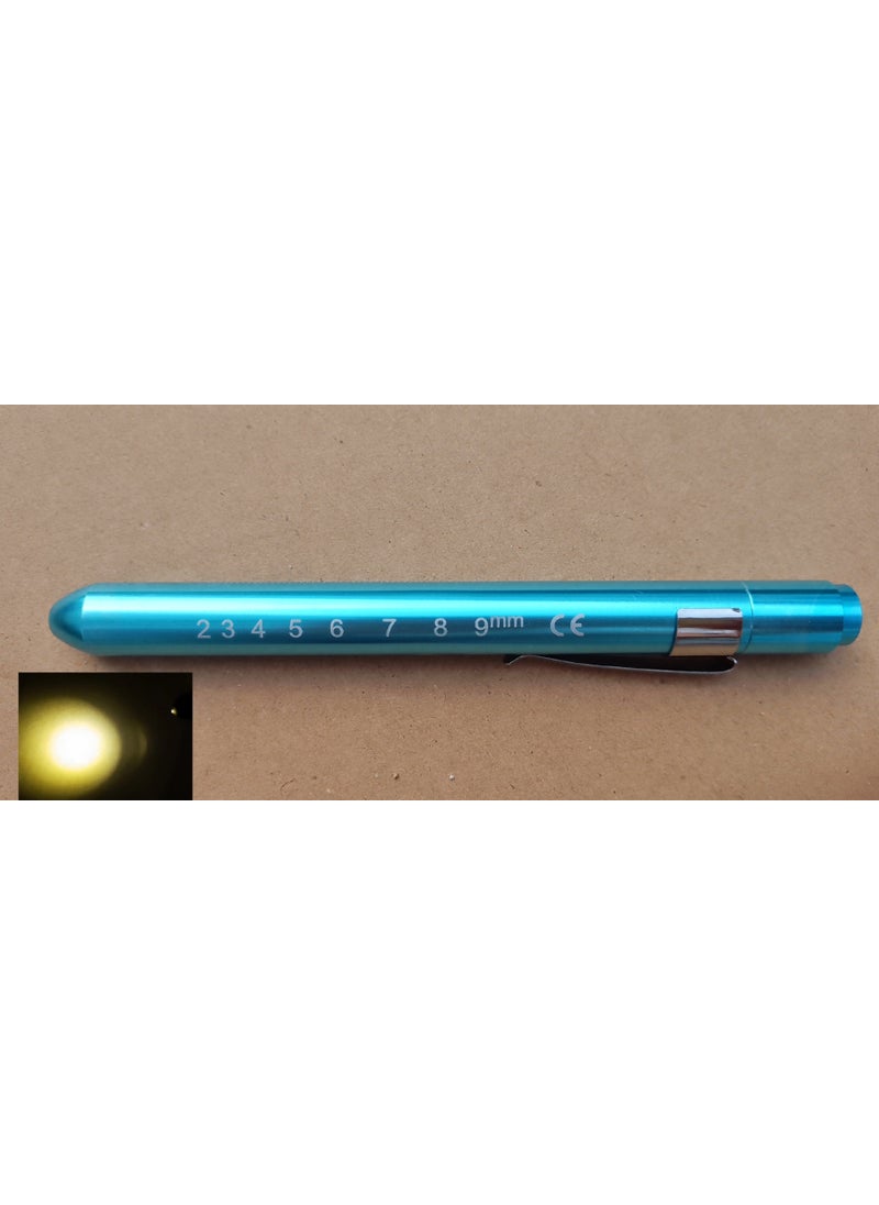 Generic LED Diagnostic Penlight Pupil Oral Exam Clip Torch White-yellow light  - Image 3