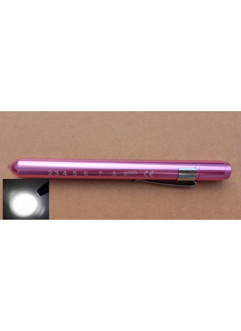 Generic LED Diagnostic Penlight Pupil Oral Exam Clip Torch White-yellow light  - Image 2