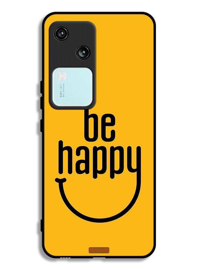 Tolwak Vivo V30 5G Protective Case Cover Be Happy - Image 1