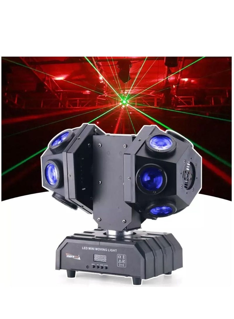 Light Party Stage Light LED Dancing DJ Disco Ball Flash Lamp  2 Side Moving Light 12pcs*10W - Image 4