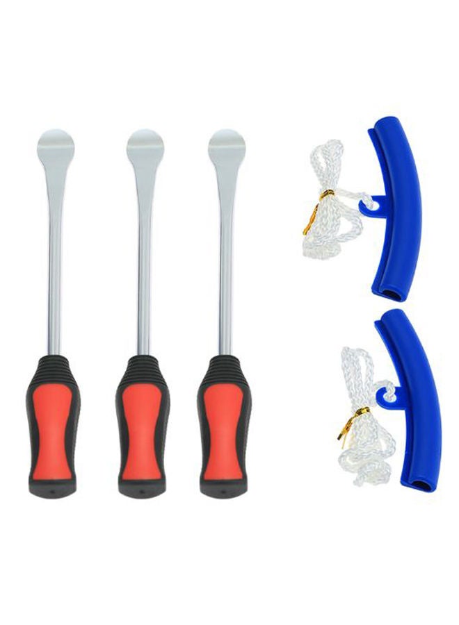 NIBEMINENT 3-Piece Tire Lever Spoon Set With Wheel Rim Protector - Image 1