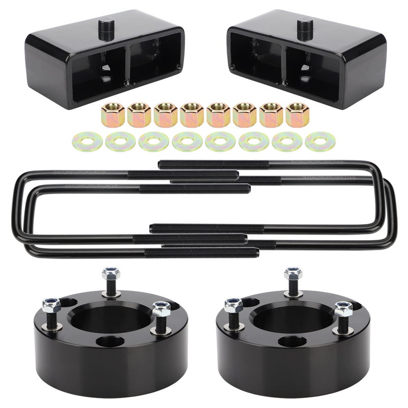PROEZE 3 Front and 2 Rear Leveling Lift Kits for 20072023 Silverado 1500 Sierra 1500 3 inch Front and 2 inch Rear Strut Spacers Leveling Kit