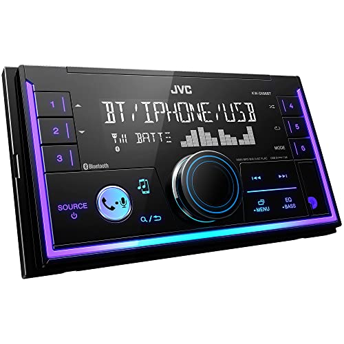 JVC KW-SX88BT Bluetooth Double Din Digital Media Car Stereo with Shallow Chassis, Variable Color Dsplay, Front USB and Aux, Powerful Amplifier, AM/FM Radio, Perfect OEM Replacement for Your Vehicle - Image 4