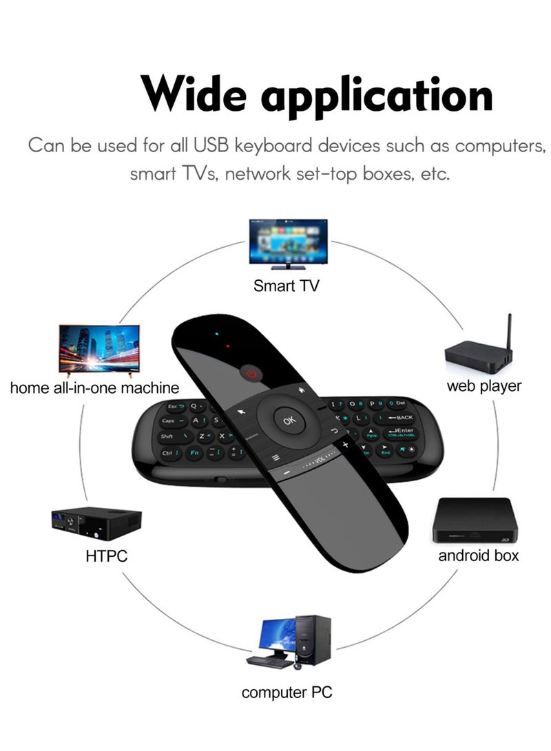 2.4G Mouse Keyboard Wireless Remote Controller for TV PC android BOX Plug and Play Anti-mistouch - Image 4