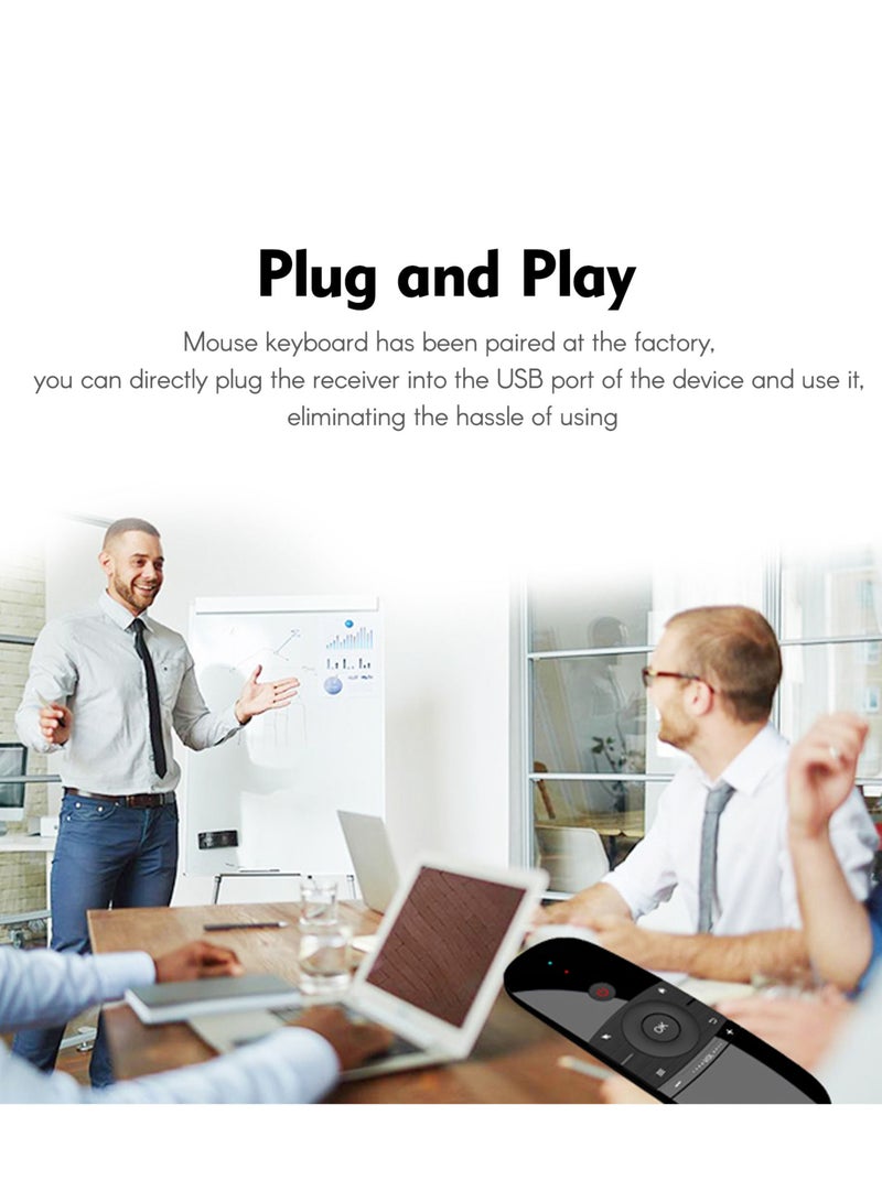 2.4G Mouse Keyboard Wireless Remote Controller for TV PC android BOX Plug and Play Anti-mistouch - Image 3