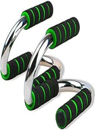 Stainless Steel Push Up With Long Foam - Green & Black
