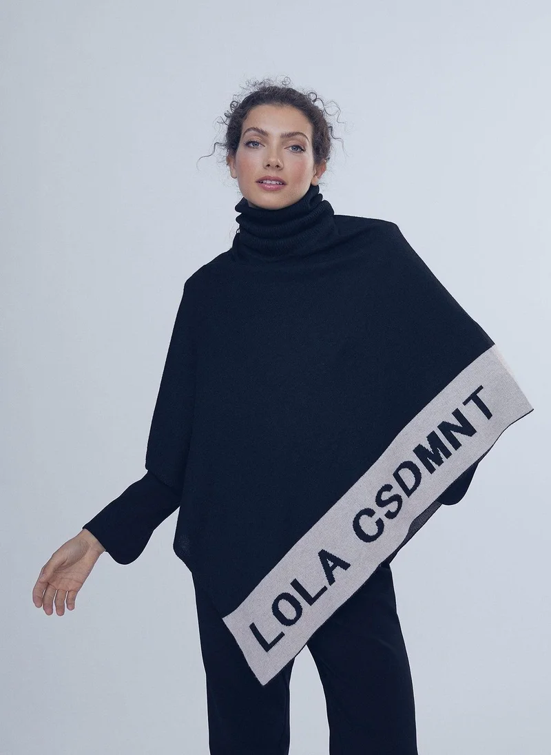 Lola Casademunt Asymmetric knit cape