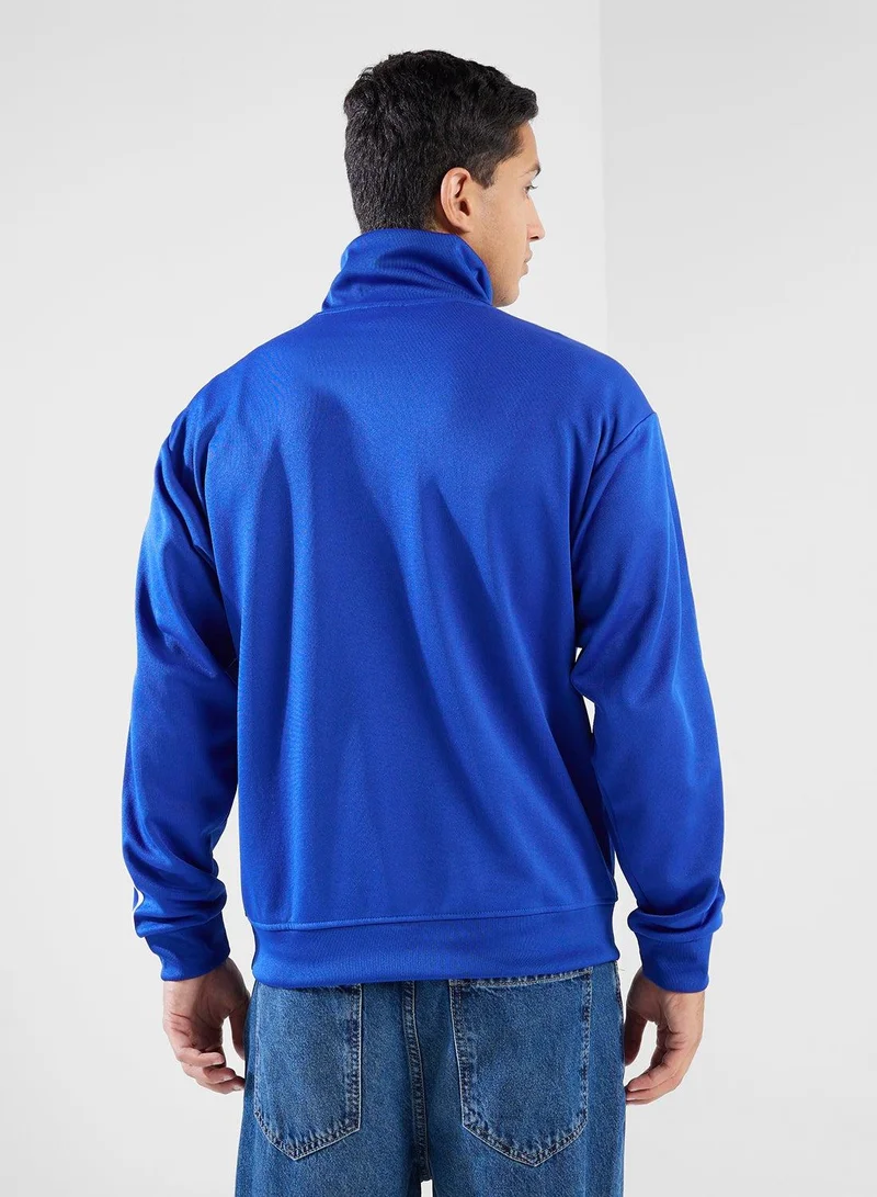 adidas Originals funnelneck TT Blue Originals Men TRACK TOPS
