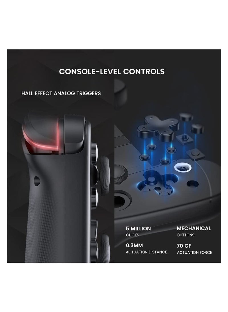 LEADJOY - M1B Mobile Game Controller for iPhone - Play Xbox, GeForceNOW, Genshin Impact, Diablo Immortal, Call of Duty, Apex- Passthrough Charging- Ultra Low Latency - Image 1