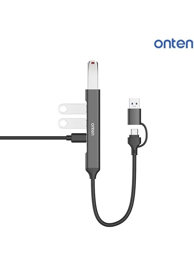UCA9703S 4-in-2 USB 3.0 & Type-C Docking Station – Dual Type-C & USB Hub for Enhanced Connectivity  - Image 5