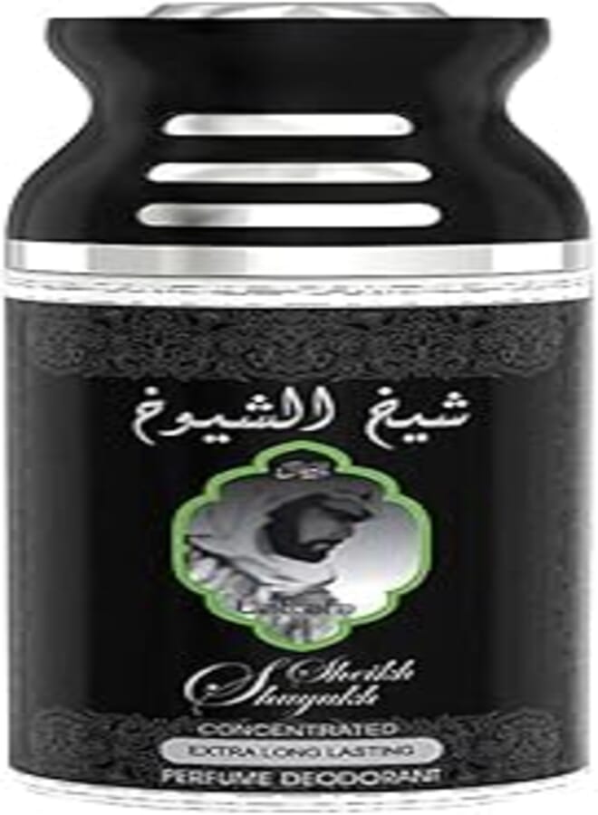 Lattafa Sheikh Al Shuyukh Deodorant Imported Long Lasting Perfumed Deodorant Spray for Men and Women 250 ml (Pack of 1)